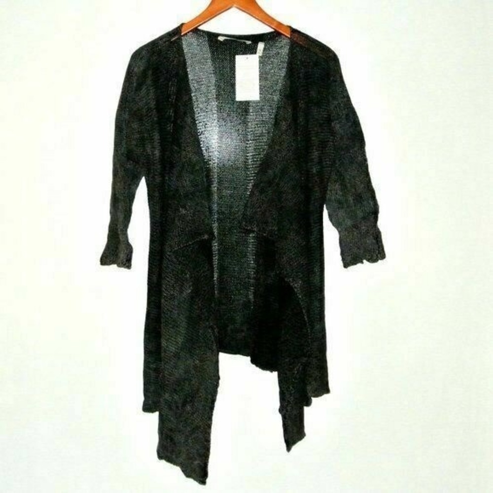 Soft Surroundings Petites Jace Cardigan V-neck Petite L XL 12 - 18 3/4 dolman